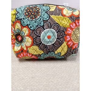 *Retired Print* VERA BRADLEY Flower Shower Print Makeup Bag